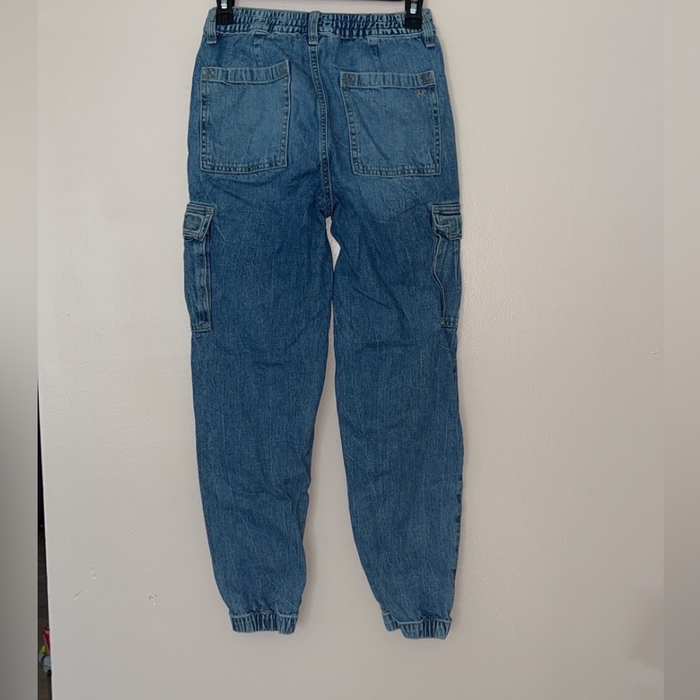 American eagle elastic cargo pants